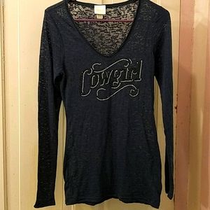 🔴*3 for $20* Long sleeve shirt with rhinestones.